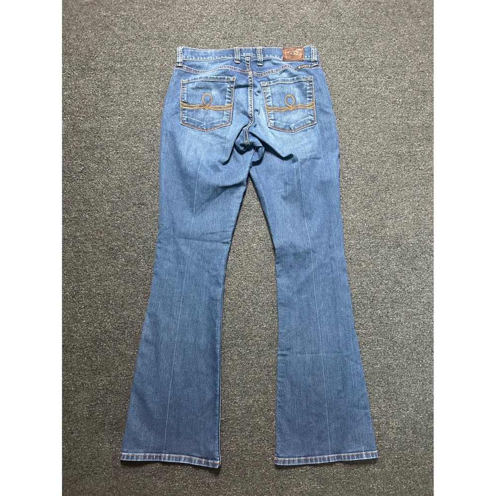 Lucky Brand Sofia Boot Cut Blue Jeans Womens 4/27 Medium Wash Stretch Boho Denim - Picture 7 of 8